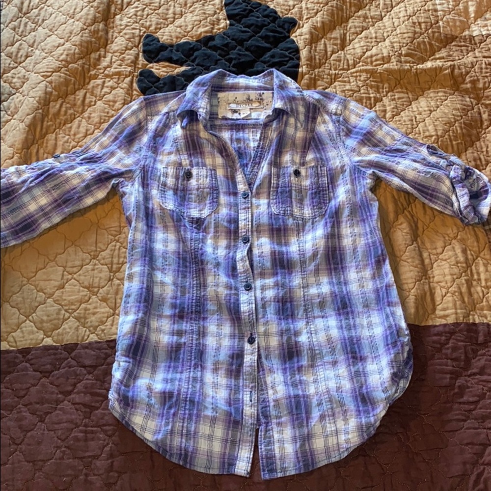 Purple rodeo shirt